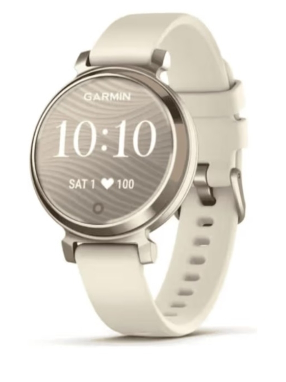 Garmin Lily 2 - Cream Gold Case with Coconut Silicone Band